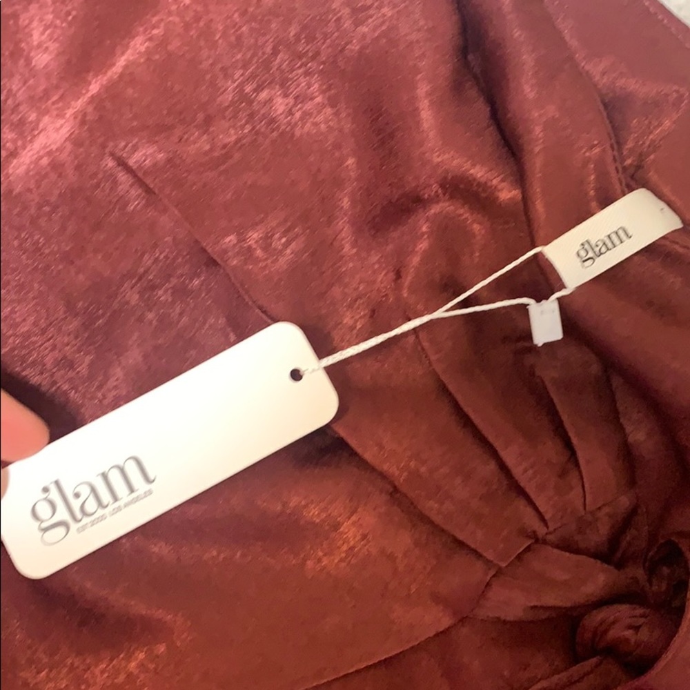 NWT Maroon skirt from Bella Rose Boutique - Picture 2 of 3